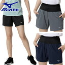 ミズノ レディース ランニング マルチポケットパンツ プラス 6.5インチ ランニング ジョギング トレーニング マラソン ショートパンツ ボトムス ブラック ...