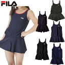 FILA フィラ ニッキー ジュニア キッズ ガールズ ブランドスクール 水泳 ウェア 競技 水着 スクール水着 スイミングスクール ワンピース 女の子 ブラック 黒 ネイビー 送料無料 NIKKI 127689(4)