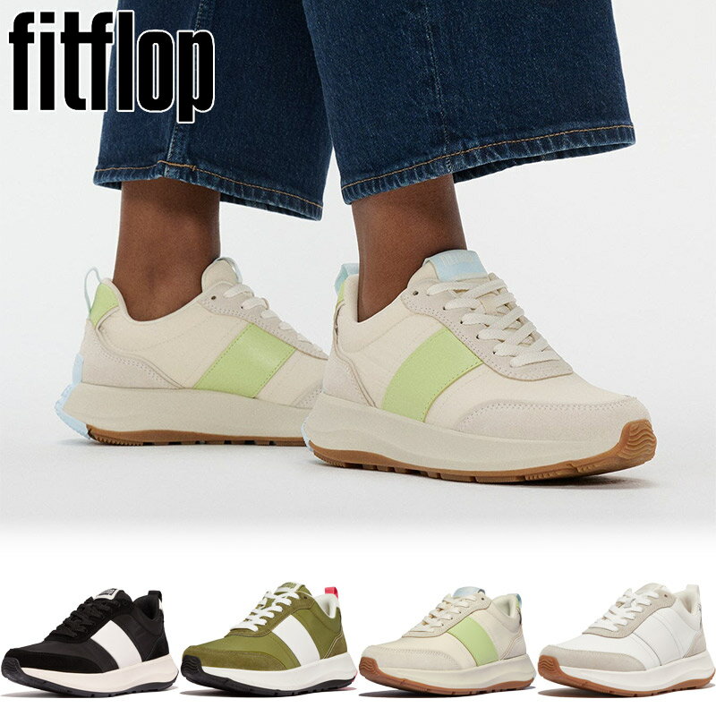 フィットフロップ レディース F-MODE スエード レザー フラットフォーム スニーカー 靴 シューズ シンプル カジュアル 上品 ホワイト 白 ブラック 黒 グリーン 緑 送料無料 fitflop IK8-001 IK8-646 IK8-C19 IK8-C51
