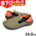 在庫1点限り Lサイズ(24.0cm) ジェリー レディース シューズ カジュアル おしゃれ サボ スリッポン モックシューズ 2WAY キャンプ バーベキュー...