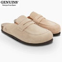 GENUINS メンズ レディース GENUINS LOIS サンダル 靴 シューズ クロッグ サボ モカシンタイプ 軽量 歩きやすい 疲れにくい ベージュ 送...