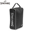 スポルディング スポーツ メンズ レディース シューズケース バスケットボール アクセサリー 競技 ブラック 黒 spalding 42-007SI