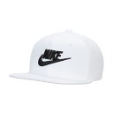 ナイキ メンズ レディース ナイキ DF PRO S FB FUT L キャップ 帽子 速乾性 ベースボールキャップ ホワイト 白 NIKE FB5380