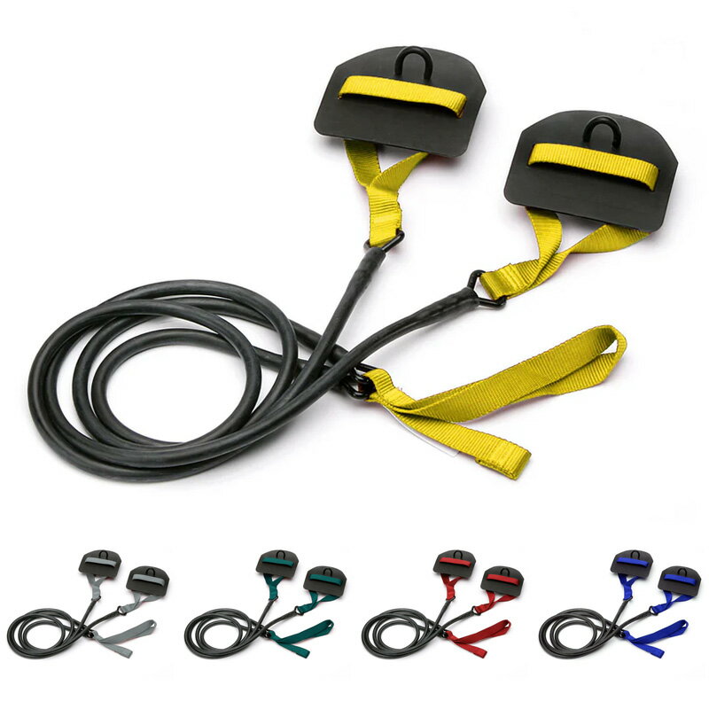 ソルテックスイム ソルインターナショナル メンズ レディース ストレッチコード With パドル チューブ 練習 水泳 アクセサリー 競技 トレーニング ブルー...