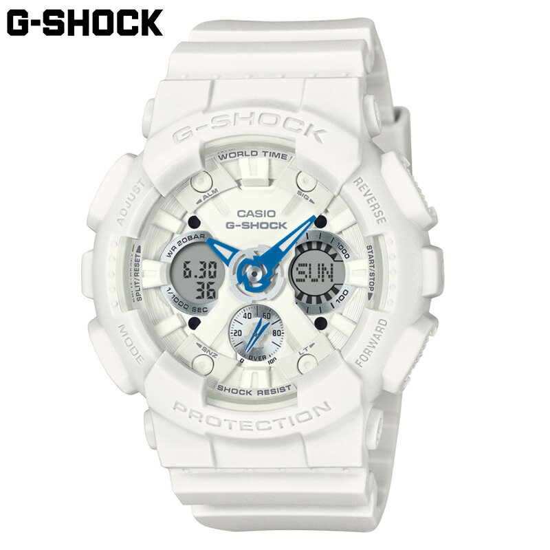 国内正規品 カシオ レディース G-SHOCK Gショック 時計 ウォッチ スタイリッシュ スポーティー コンパクトサイズ 20気圧防水 夏 ホワイト ブルー ...
