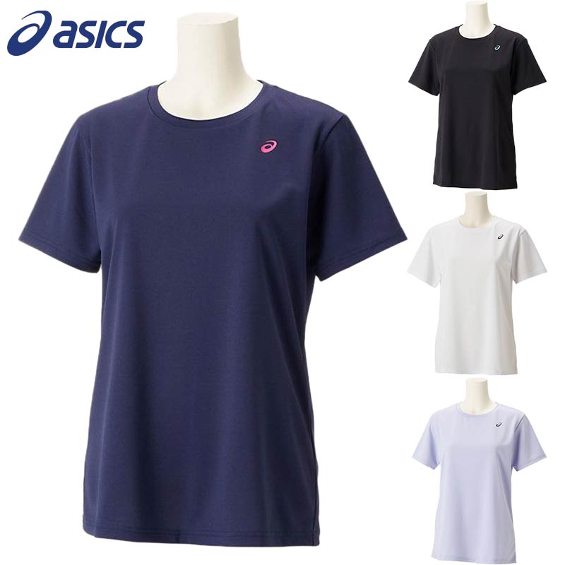 アシックス レディース ウイメンズドライワンポイント半袖シャツ アパレル トレーニング トップス 吸汗..