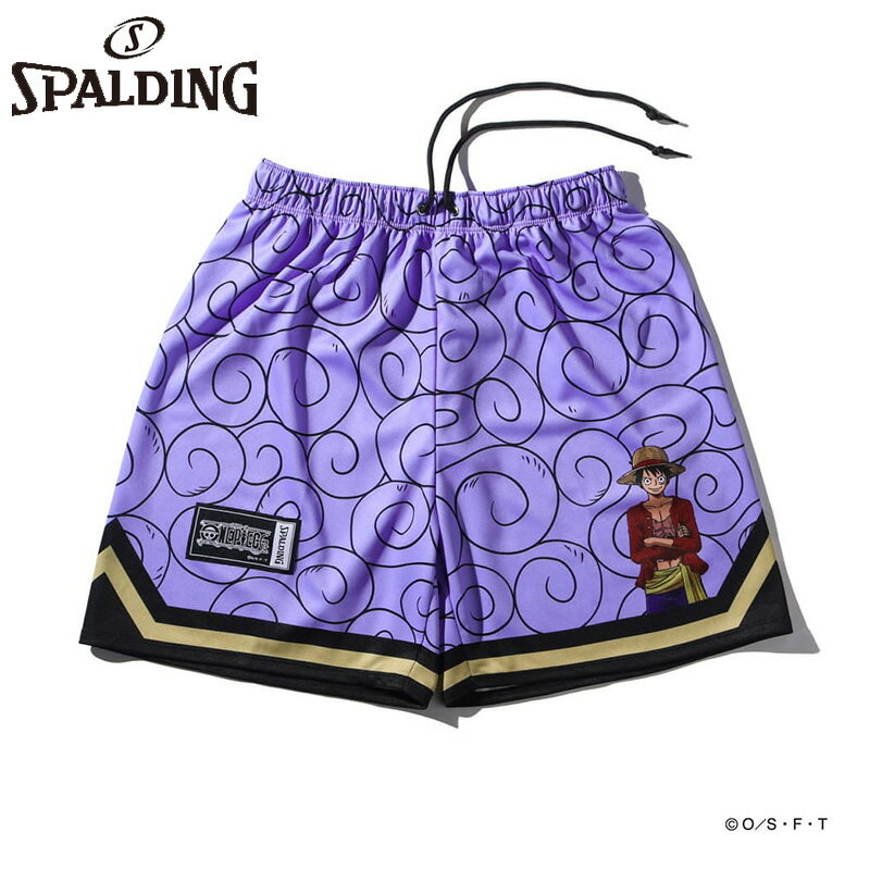スポルディング スポーツ ジュニア キッズ ジャージーショーツ ONE PIECEゴムゴムの実 バスケットボー..