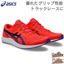 アシックス メンズ レディース ジュニア HYPER RACER ハイパーレーサー 靴 シューズ 陸上 競技 中距離 長距離 トラック レッド 赤 送料無料 a...