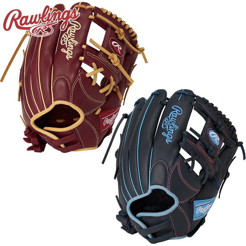 ローリングス レディース ソフトボール用 ガールズフィット HYPER TECH R2G 内野手用 サイズ 11.5 野球 アクセサリー 競技 グローブ ネイビ...