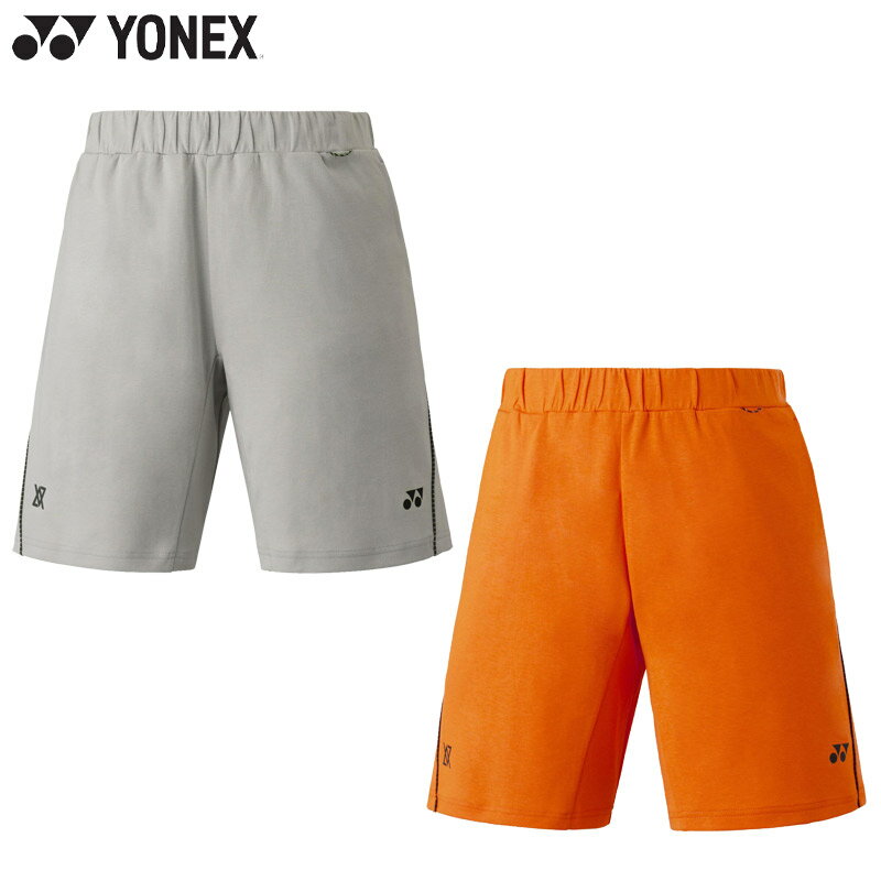 ヨネックス メンズ レディース VAユニスウェットハーフパンツ バドミントン ウェア 競技 テニス ランニング ビクターアクセルセンコレクション 制電 オレンジ ベージュ 送料無料 YONEX 30103