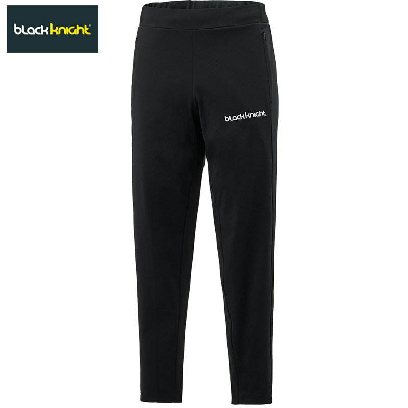 ブラックナイト メンズ レディース ストレッチテーパードレングスパンツ バドミントン ウェア 競技 ボトムス ロングパンツ 運動 スポーツ ブラック 黒 送料無料 black knight S-5452U