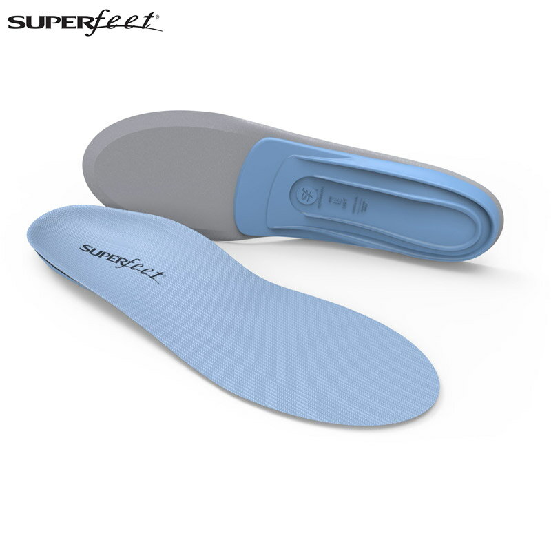 スーパーフィート メンズ レディース オールパーパス サポート ミディアムアーチ All-Purpose Support Medium Arch インソール 中敷 衝撃吸収 安定 ブルー 青 送料無料 SUPERfeet