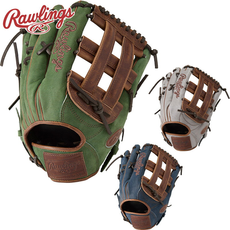 ローリングス メンズ レディース 軟式 HOH PRO EXCEL –Jeans- 外野手用 サイズ 12.5 野球 アクセサリー 競技 グレー ネ...