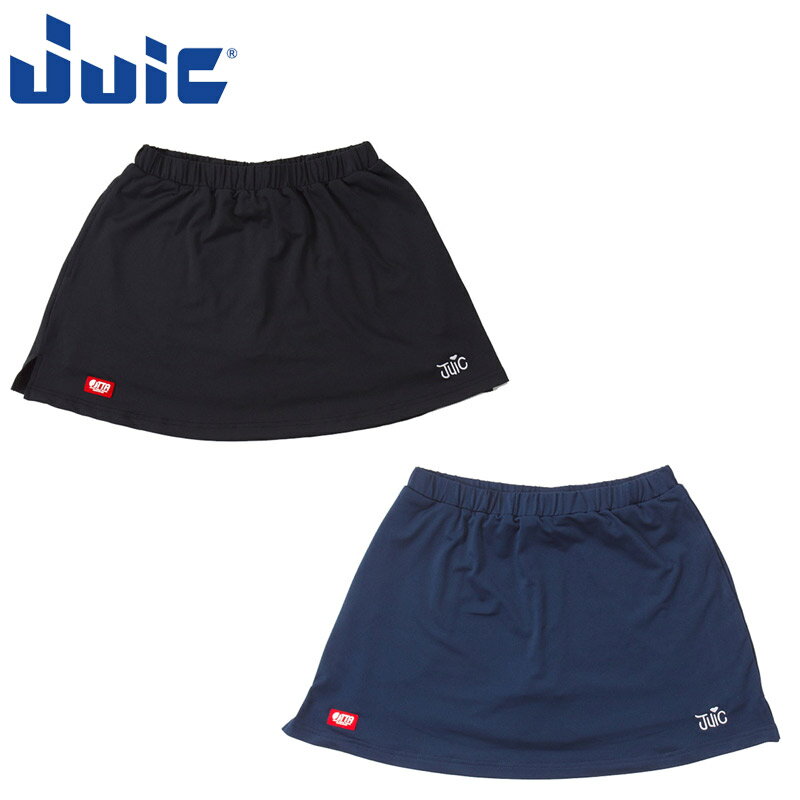 ジュウイック レディース シンプルスコート 卓球 ウェア 競技 ボトムス パンツ スコート ドライ 速乾 軽量 JTTA公認 ゲームパンツ ネイビー JUIC 5513