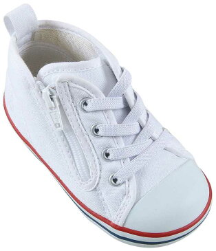 P12倍!コンバース スニーカー ベビー converse BABY ALL STAR N Z ベビー オールスター N Z オプティカルホワイト OPTICALWHITE 12cm 12.5cm 13cm 13.5cm 14cm 14.5cm 15cm キッズ 靴 シューズ ファスナー ゴアシューレース 定番