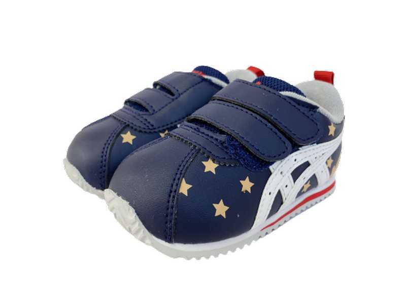 asics アシックス SUKUSUKU スクスク スニーカー ベビー 1144A197 IDAHO BABY / MM (401)NAVY ネイビー 13cm,13.5cm,14cm,14.5cm,15cm,15.5cm ミッキーマウス Disney ディズニー ミッキー マジック テープ バンド ベルト 足育 ギフト プレゼント 靴 シューズ あす楽