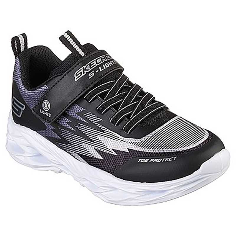 スケッチャーズ SKECHERS スニーカー キッズ SKJ-400600L VORTEX-FLASH - ZORENT (BKGY)BLACK/GRAY 光る ライト LED 靴 シューズ 22SS あす楽