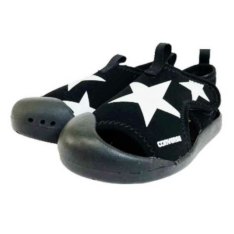 コンバース CONVERSE サンダル キッズ 37301712 ファーストスター KID'S CVSTAR SANDAL ブラック BLACK 靴 シューズ あす楽