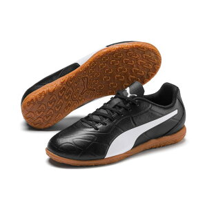 クーポン配布中！プーマ PUMA スニーカー キッズ PMJ-105727 モナーク ITJR (01)プーマ ブラック/プーマ ホワイト ジュニア 20〜24cm 靴 シューズ サッカー インドアトレーニング フットサル フットサルシューズ フューチャー 体育館 子供 あす楽