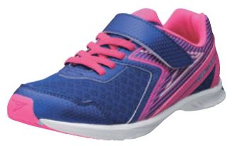 アキレス Achilles 瞬足 レモンパイ スニーカー キッズ CODE ZERO LEJ6830 LJ-683 ネイビー NB ジュニア 女の子 ガールズ 子供靴 マジックテープ 2E 通学 運動会 軽量
