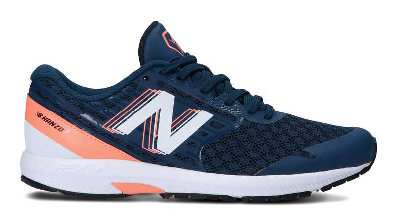 ニューバランス newbalance スニーカー キッズ NB HANZO J エヌビー ハンゾー J N3 (NAVY/PINK) ジュニア ラン 靴 シューズ 21SS H445 あす楽