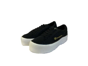 チャンピオン Champion スニーカー レディース CP LJ052 PT プラットフォーム JAM COURT BLACK ジャムコート 55180696 ブラック 22.5cm〜24.5cm 靴 シューズ 厚底 ローカット カジュアルシューズキャンバス あす楽