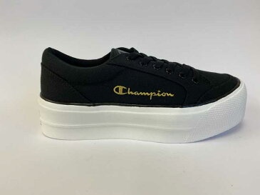 チャンピオン Champion スニーカー レディース CP LJ052 PT プラットフォーム JAM COURT BLACK ジャムコート 55180696 ブラック 22.5cm〜24.5cm 靴 シューズ 厚底 ローカット カジュアルシューズキャンバス あす楽