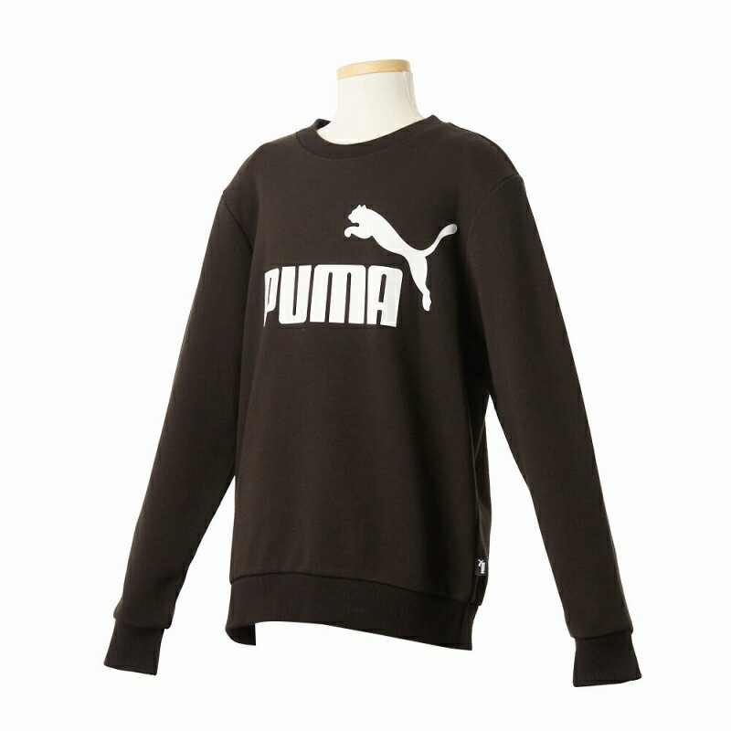 クーポン配布中！プーマ PUMA アパレル ジュニア PMJ-846544-01 ESS ビッグロゴ クルースウェット TR (01)プーマ ブラック 23FW【2～5営業日以内に発送】