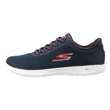 スケッチャーズ SKECHERS スニーカー 15350 レディース靴 靴 シューズ 4E相当 ローカットスニーカー 軽量 クッション性 幅広 ウォーキング スポーツ 大きいサイズ対応 25.0cm ネイビーピンク