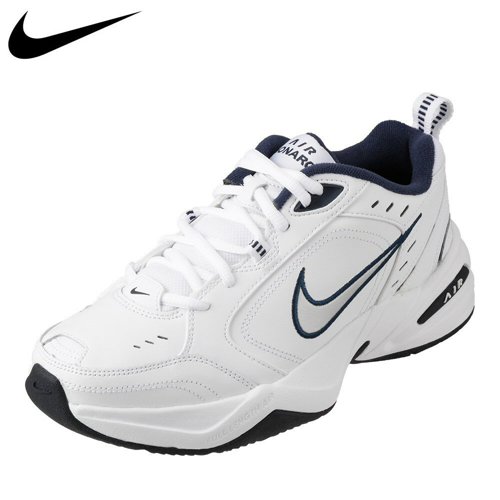 ナイキ NIKE スニーカー 415445-102 メンズ靴 靴 シューズ 2E相当 ローカットスニーカー エア モナーク4 AIR MONARCH 90年代 トレンド トレーニング スポーツ 大きいサイズ対応 28.0cm 29.0cm ホワイト