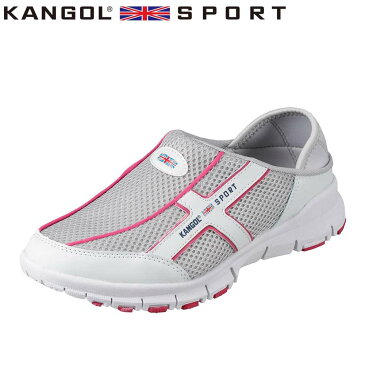 カンゴールスポーツ KANGOL SPORT スポーツサンダル KG8780AA レディース靴 靴 シューズ 3E相当 クロッグシューズ 2WAY 二通り かかと 踏める 大きいサイズ対応 グレー