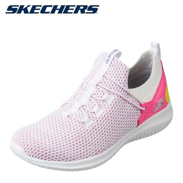 スケッチャーズ SKECHERS 13105 レディース靴 カジュアルスニーカー Ultra Flex バンジーシューレース 大きいサイズ対応 WMLT