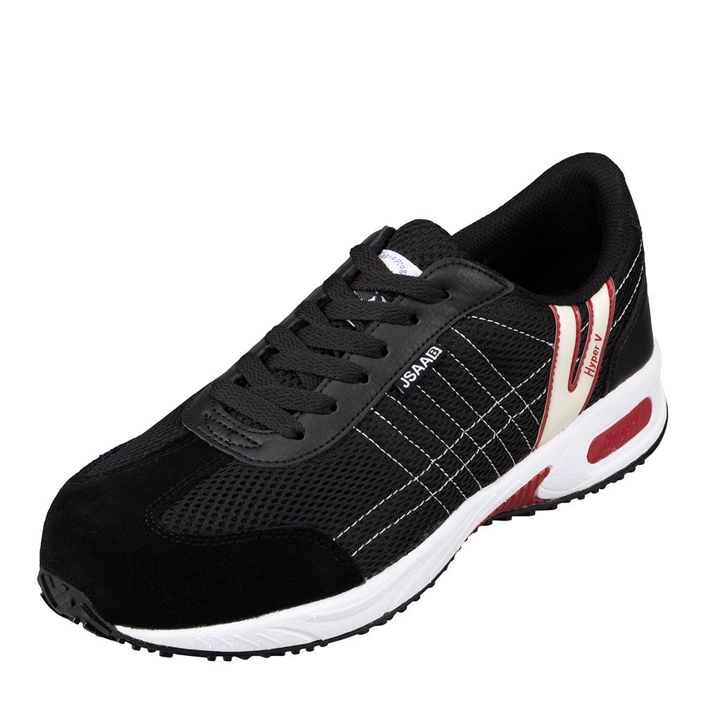 ハイパーブイ HYPER V 2000 メンズ靴 靴 シューズ 3E相当 セーフティーシューズ 安全靴 樹脂先芯入り 耐油底 小さいサイズ対応 大きいサイズ対応 ブラック