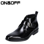 オンアンドオフ ON&OFF BK872 メンズ靴 靴 シューズ 4E相当 ビジネスシューズ ブーツ スノー 防水 雨の日 雪の日 小さいサイズ対応 大きいサイズ対応 ブラック