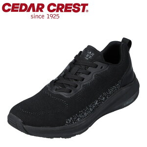 セダークレスト CEDAR CREST CC-9399 メンズ靴 靴 シューズ 2E相当 スニーカー スポーツシューズ 透湿 防水 屈曲性 歩きやすい 大きいサイズ対応 ブラック