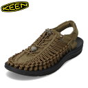 キーン KEEN UNEEK ユニーク サンダル メンズ 1023381 スリッポン スニーカー フェス キャンプ アウトドア レジャー ビーチ プール オリー...
