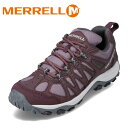 メレル 【全品P10倍！24日&25日20:00～4H限定】メレル MERRELL J036858 レディース靴 靴 シューズ 2E相当 ローカットスニーカー スポーツシューズ 防水 雨の日 晴雨兼用 アウトドア キャンプ 人気 ブランド バーガンディー