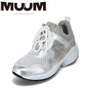 【全品P5倍!6日〜9日まで】ムーム MUUM MU3751 レディース靴 靴 シューズ 2E相当 ローカットスニーカー 厚底 ボリュームソール カップインソー...