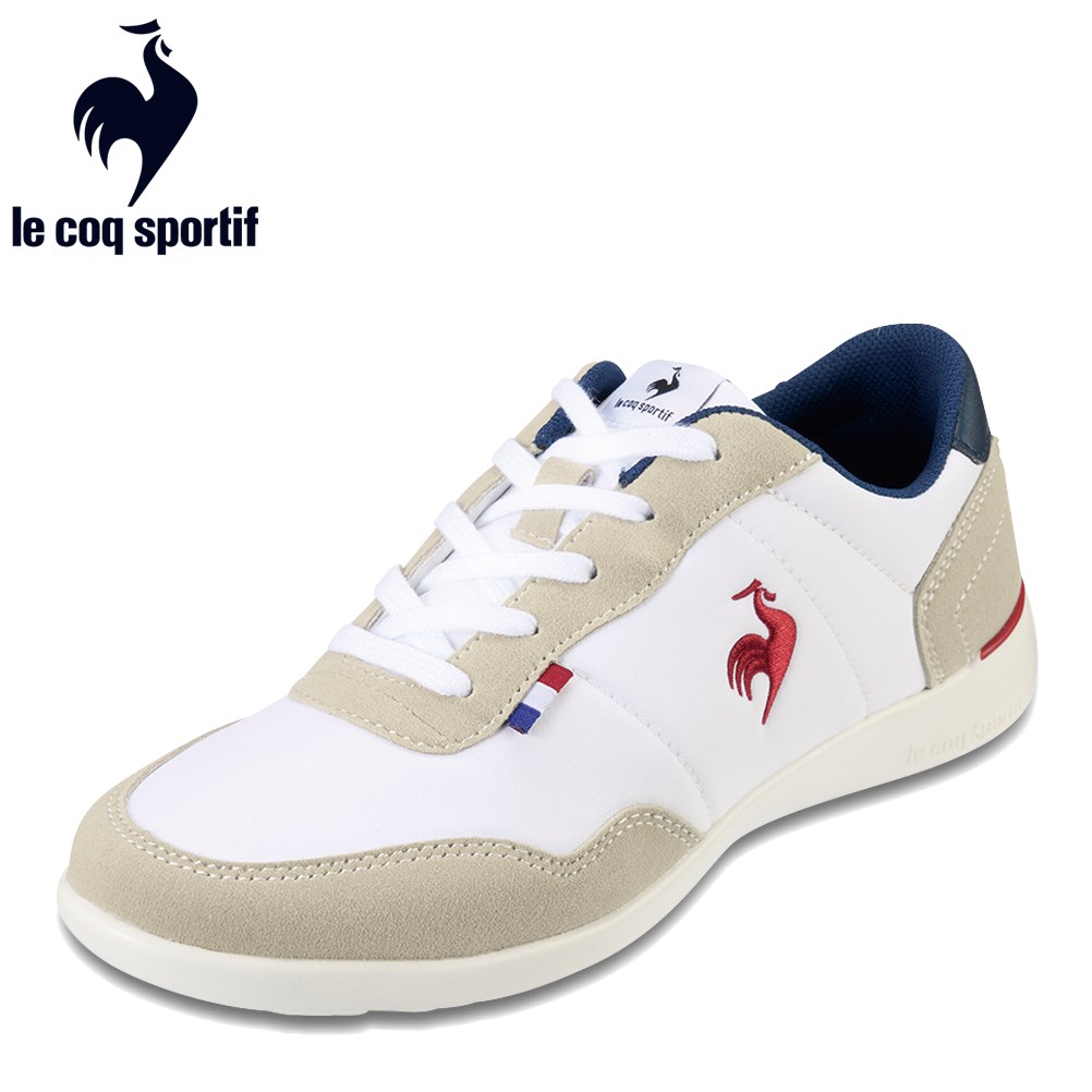 ルコックスポルティフ le coq sportif QL3VJC07WN レディース靴 靴 シューズ E相当 ローカットスニーカー スポーツシューズ ラ セギュール IIIワイド 軽量 クッション性 スタイリッシュ 人気 ブランド ホワイト