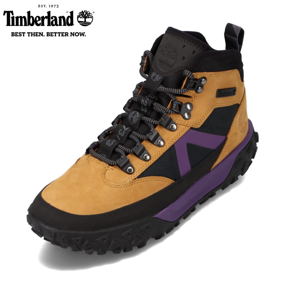 ティンバーランド Timberland TIMB A5XPM メンズ靴 靴 シューズ 2E相当 アウトドアシューズ 防水 ハイカットスニーカー 軽量 軽い 厚底 ボリュームソール 防水シューズ 人気 ブランド イエロー