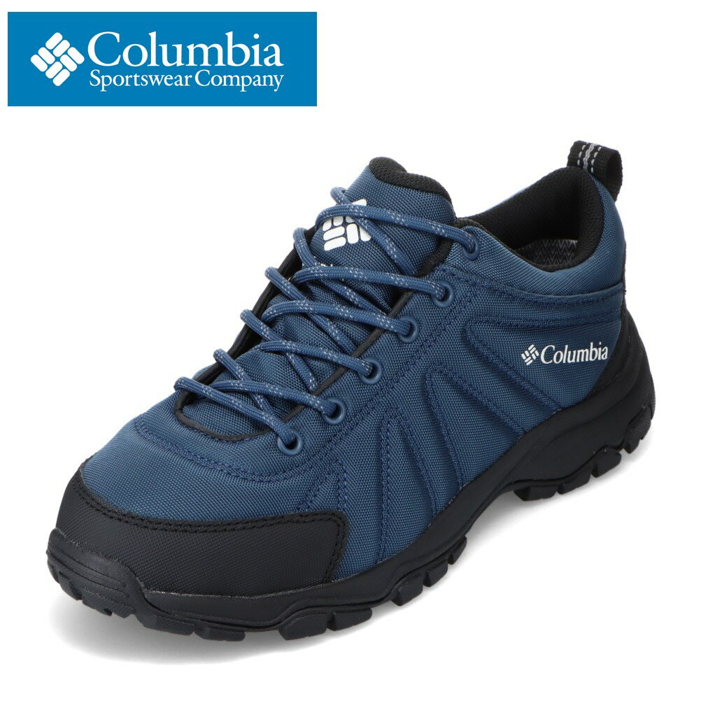 コロンビア columbia YU3074 メンズ靴 靴 シューズ 3E相当 ハイキングシューズ アウトドアシューズ アルダートレイル3ローOTワイド 防水 透湿 ローカットスニーカー 蒸れにくい 人気 ブランド ネイビー