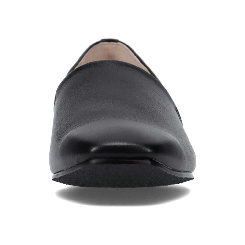 フリーチ FREACH PS5602 レディース靴 靴 シューズ 3E相当 カジュアルシューズ ローヒール 本革 クッション性 低反発 歩きやすい シンプル 履きやすい スリッポン ブラック 3