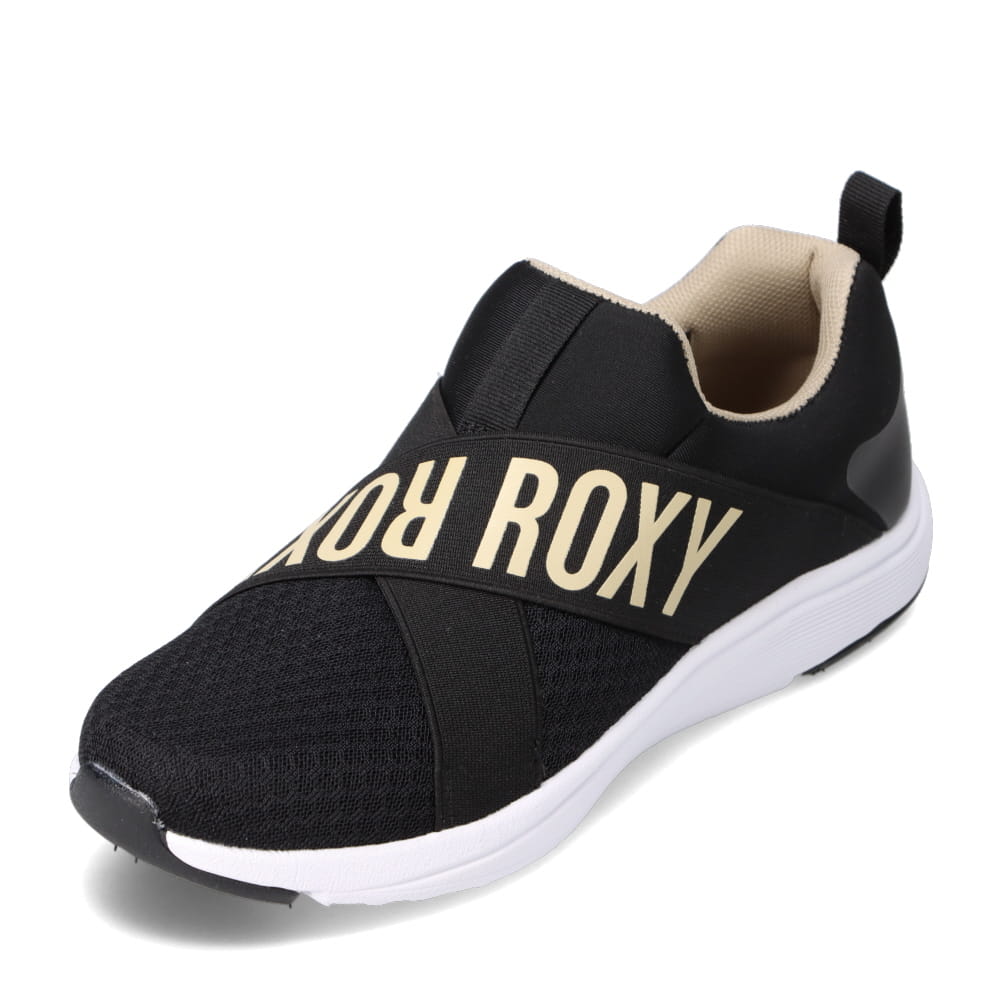 ロキシー ROXY RFT235601T レディース靴 靴 シューズ 2E相当 スニーカー スリッポン 通気性 軽量 低反発 ロゴ 人気 ブランド ブラック×ベージュ