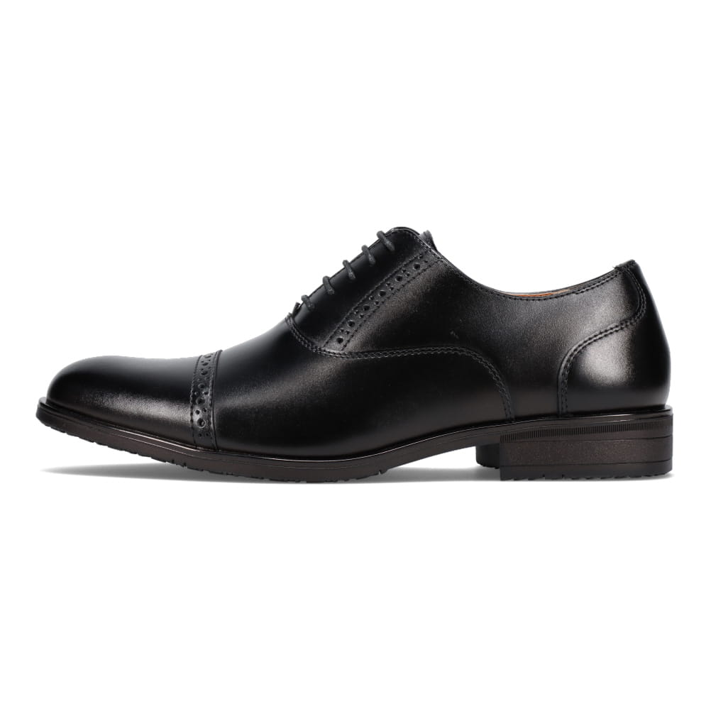 パーソンズフォーパーソンズ person's for person's PS2020 メンズ靴 靴 シューズ 4E相当 ビジネスシューズ 防滑 滑りにくい ゆったり 幅広 内羽根 メダリオン 通勤 結婚式 入学式 セレモニー ブラック