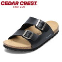 セダークレスト CEDAR CREST CC-1501 メンズ靴 靴 シューズ 2E相当 サンダル フットベットサンダル シンプル 定番 人気 ブランド ブラック