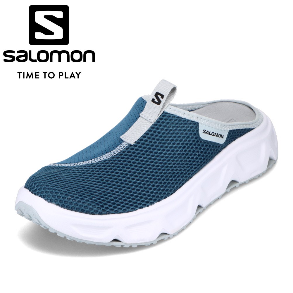 サロモン Salomon L47112300 メンズ靴 靴 シューズ 2E相当 リカバリーシューズ クロッグシューズ 通気性 メッシュ シンプル サボサンダル 人気 ブランド ブルー