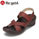 【全品P10倍!10日00:00〜26H限定】リゲッタ ReGetta R-2682 レディース靴 靴 シューズ 3E相当 サンダル クロスベルトサンダル グミ...