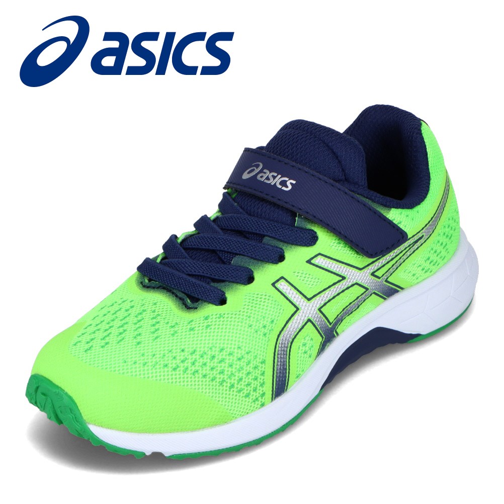 アシックス asics 1154A146 キッズ靴 子供靴 靴 シューズ 2E相当 スニーカー スポーツスニーカー キッズスニーカー 消臭 通気性 メッシュ カップインソール 通学 学校 体育 部活 スポーツ 運動 人気 ブランド グリーン