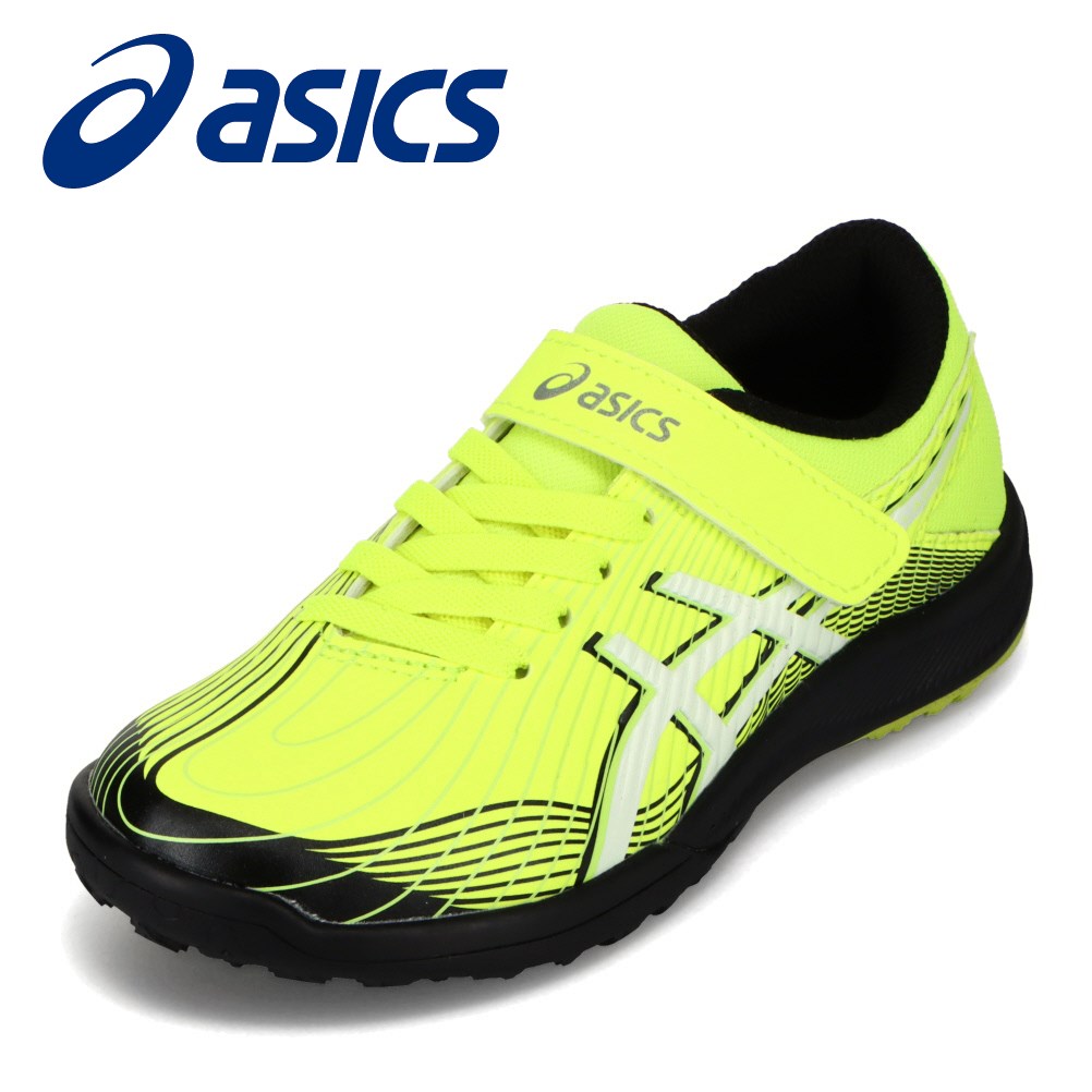 アシックス asics 1154A145 キッズ靴 子供靴 靴 シューズ 2E相当 スニーカー スポーツスニーカー キッズスニーカー 消臭 通気性 メッシュ 反射プリント 通学 学校 体育 部活 スポーツ 運動 人気 ブランド イエロー