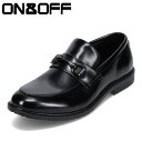 【全品P15倍!10日00:00〜26H限定】オンアンドオフ ON&OFF 929 メンズ靴 靴 シューズ 4E相当 ビジネスシューズ ローファー 幅広 スリッ...